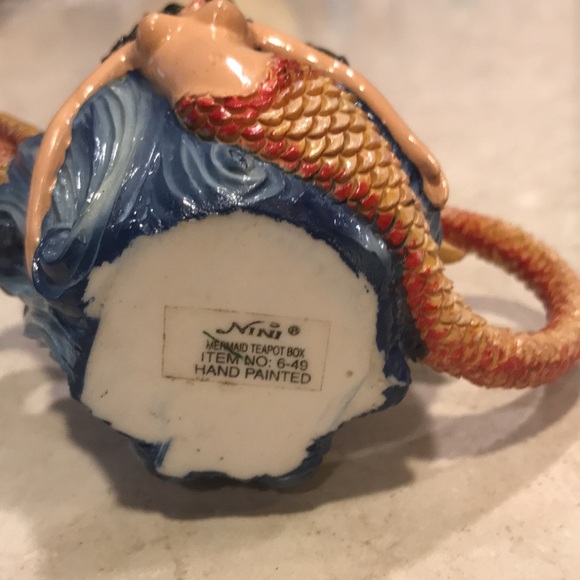 Nini mermaid teapot trinket box - Picture 6 of 10